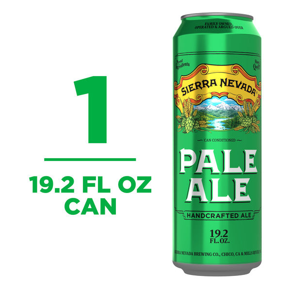 Sierra Nevada Pale Ale Craft Beer 19.2oz Can