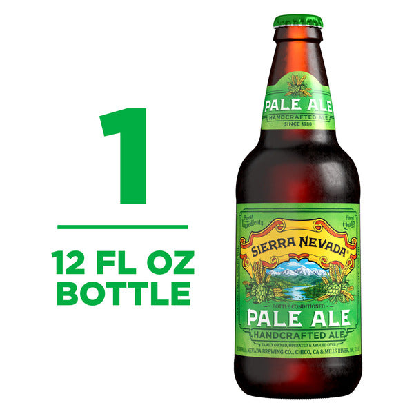 Sierra Nevada Pale Ale Craft Beer 12oz Bottle