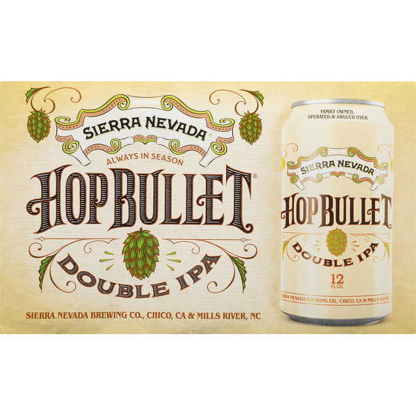 Sierra Nevada Beer, Double IPA, Hop Bullet