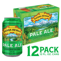Sierra Nevada Pale Ale Craft Beer 12 Pack 12oz Cans