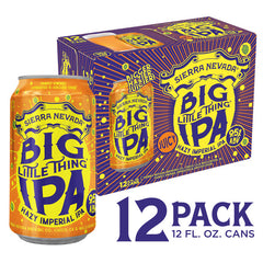Sierra Nevada Big Little Thing Hazy Imperial IPA Craft Beer 12 Pack 12oz Cans